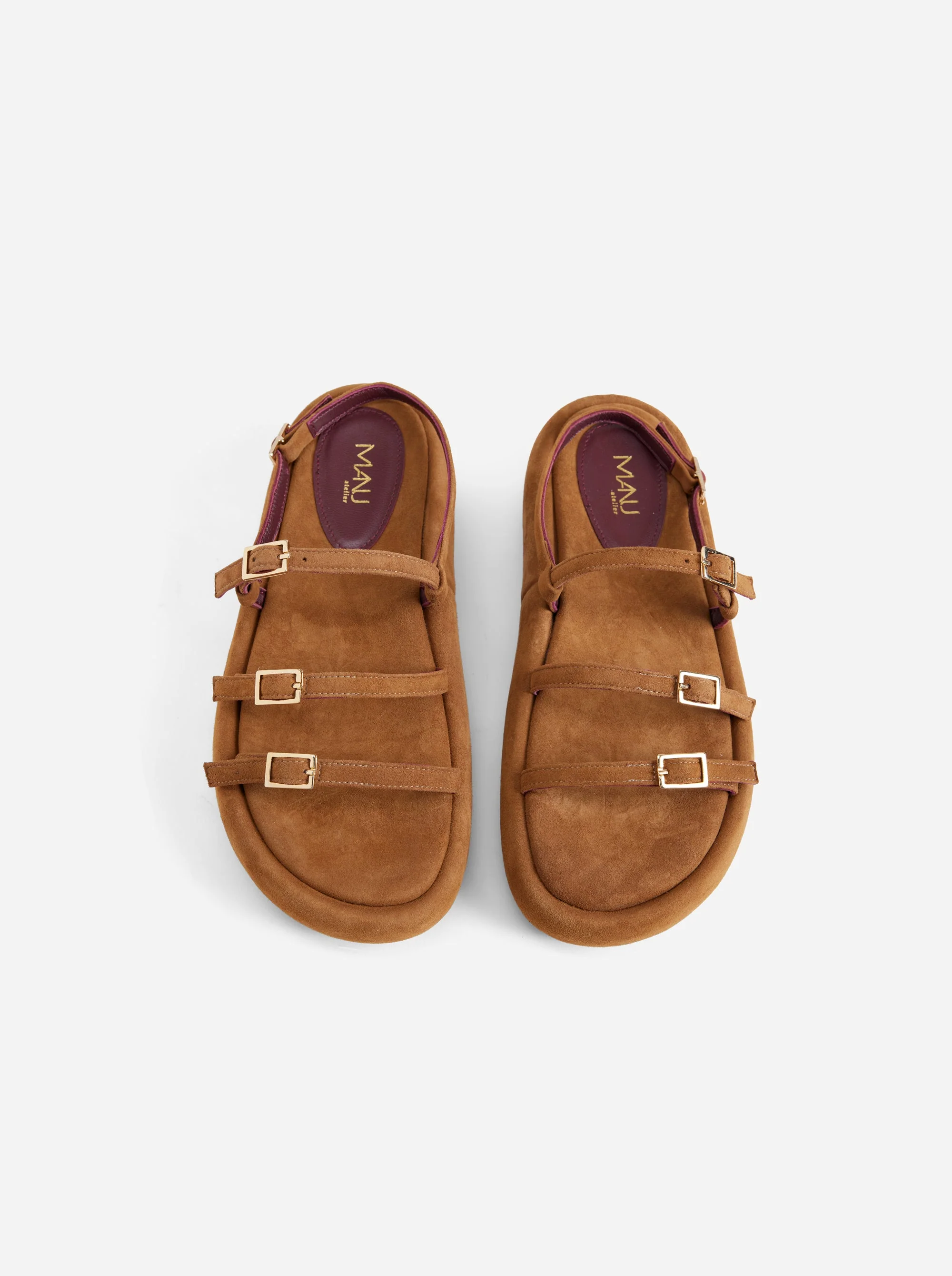 Cage Chunky Slides Sigaro Suede - Image 2