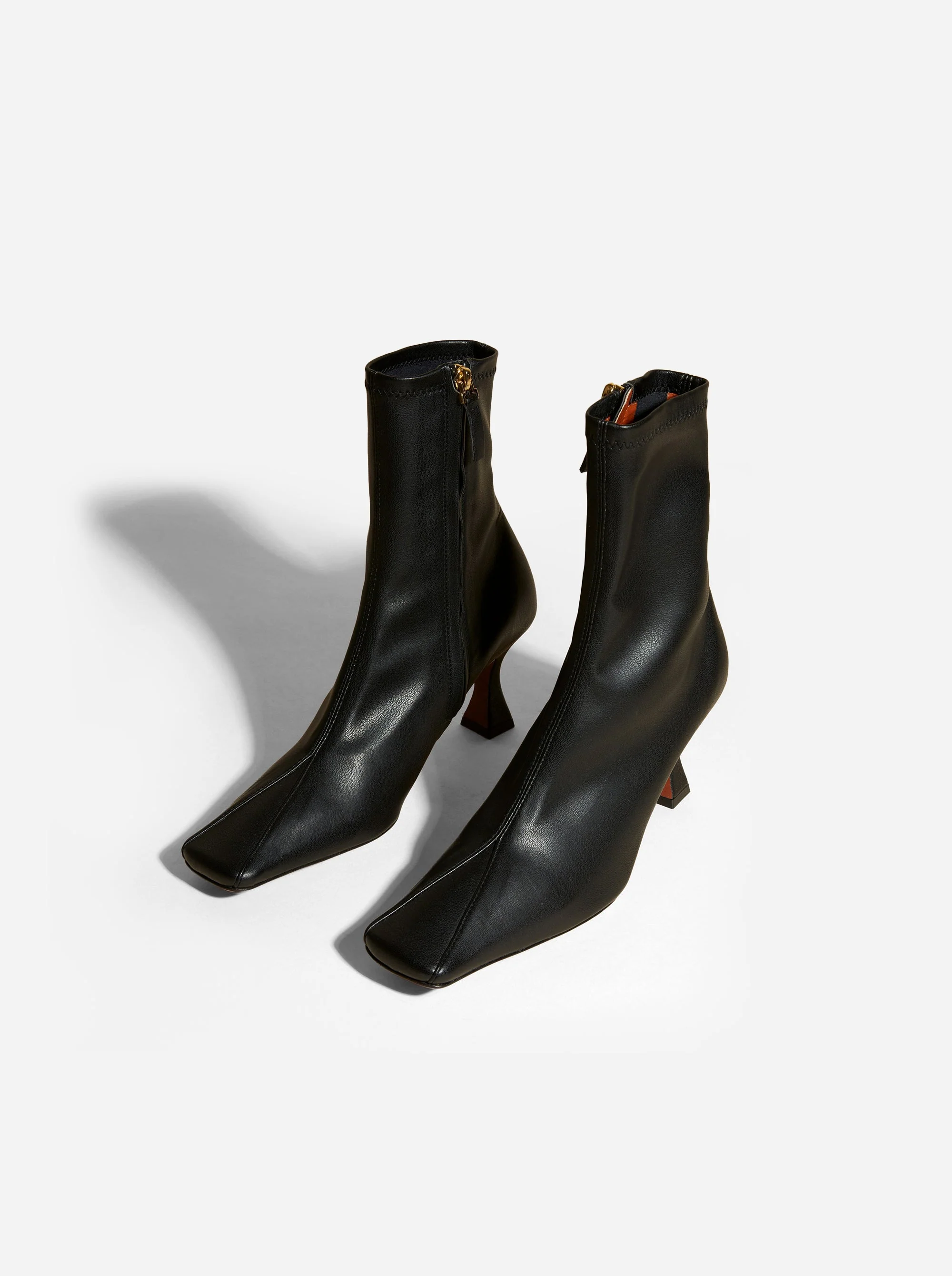 Duck Boots Stretch Vegan Leather Black - Image 2