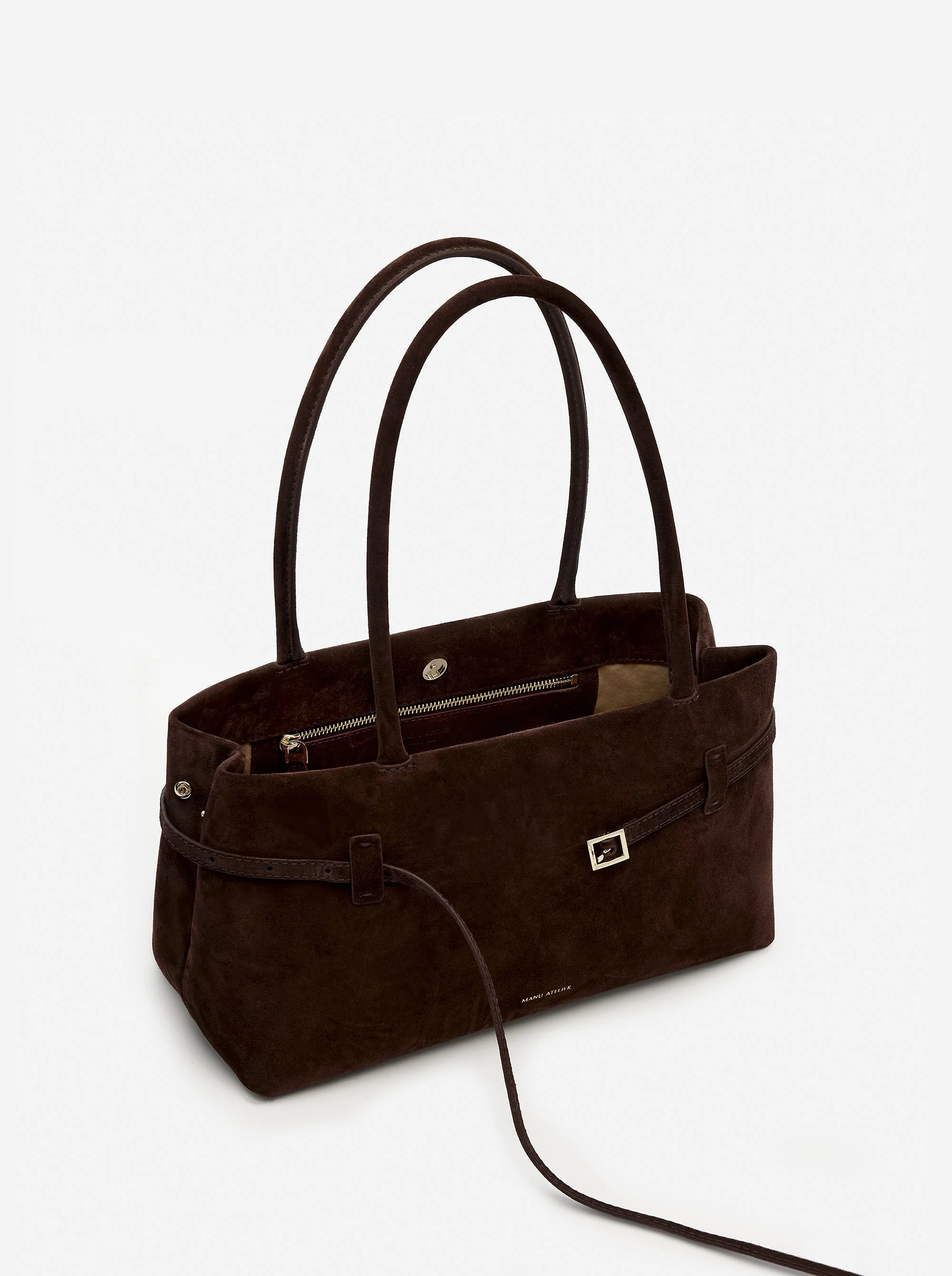 Le Cambon East West Deep Brown Suede - Image 3