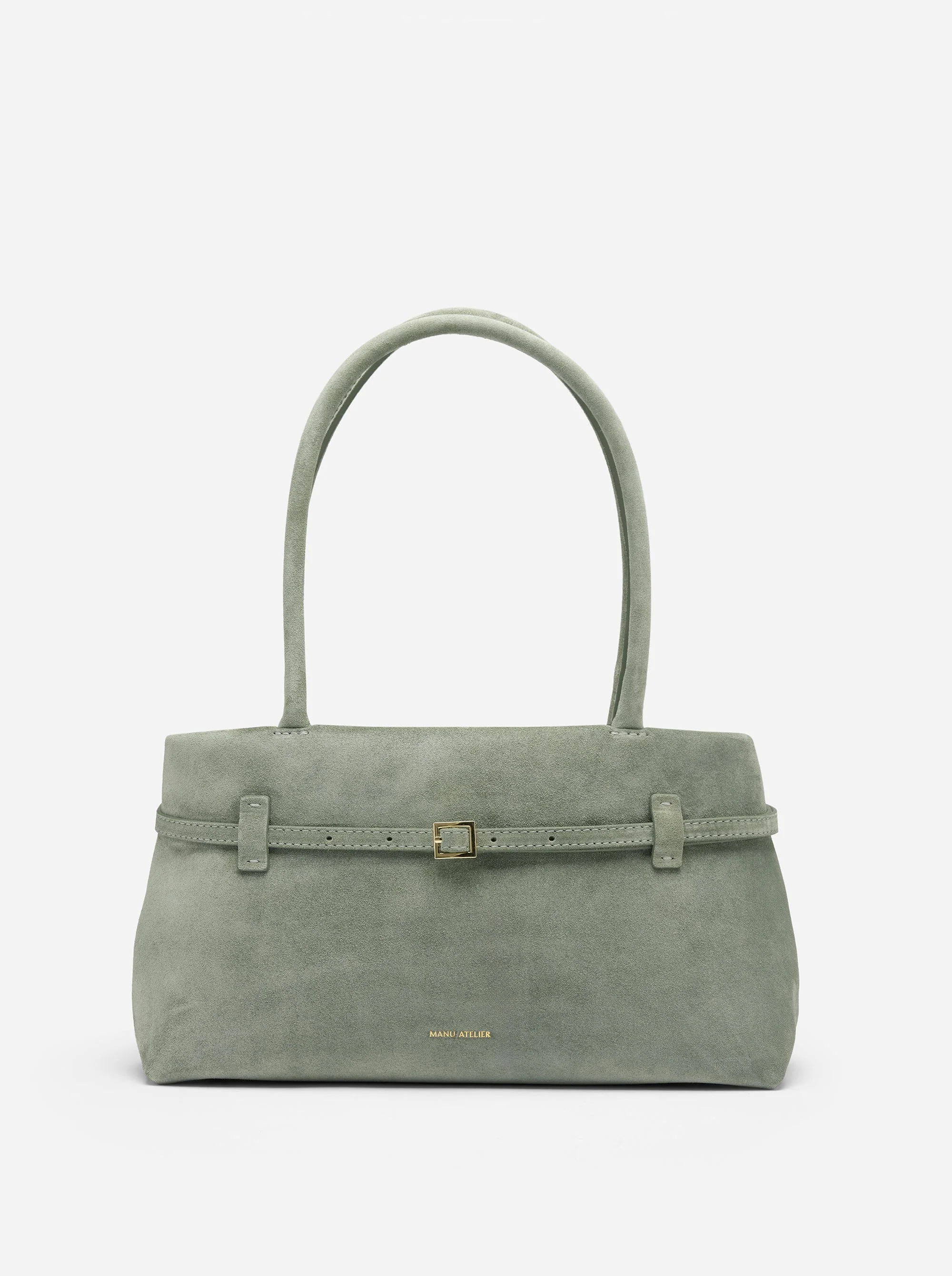 Le Cambon East West Pepe Green Suede