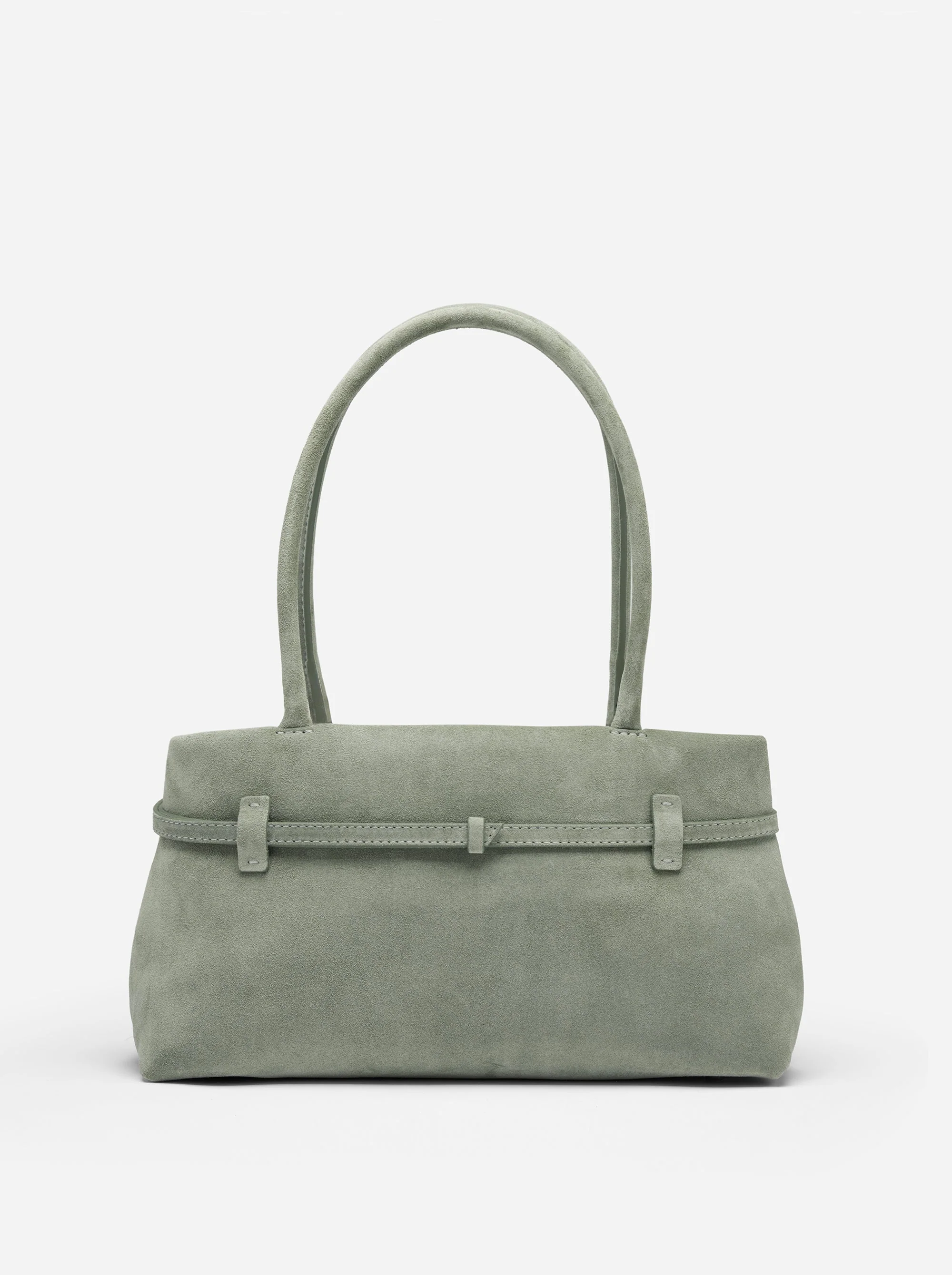 Le Cambon East West Pepe Green Suede - Image 2