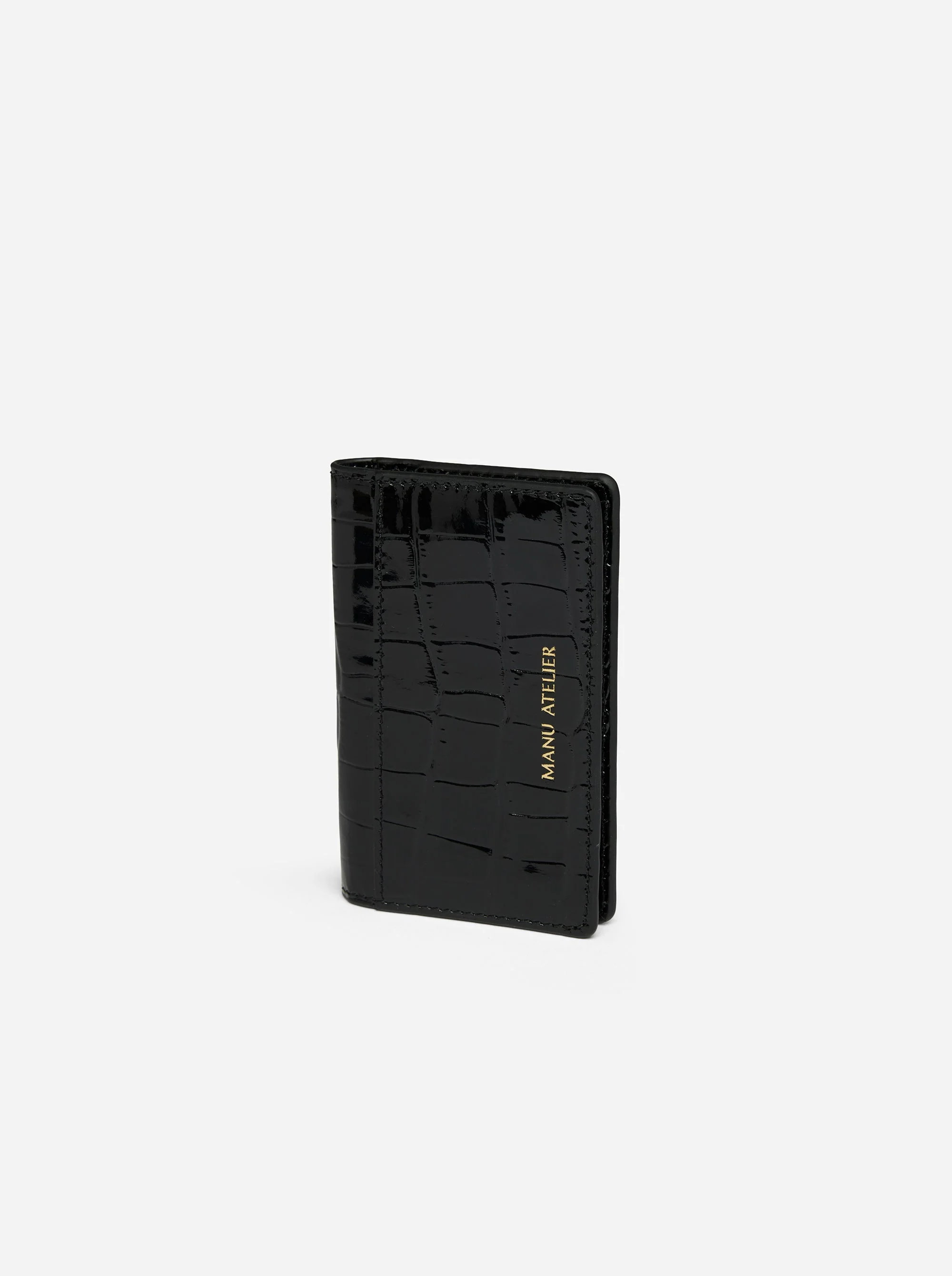 Manu Cardholder Black Croc - Image 3
