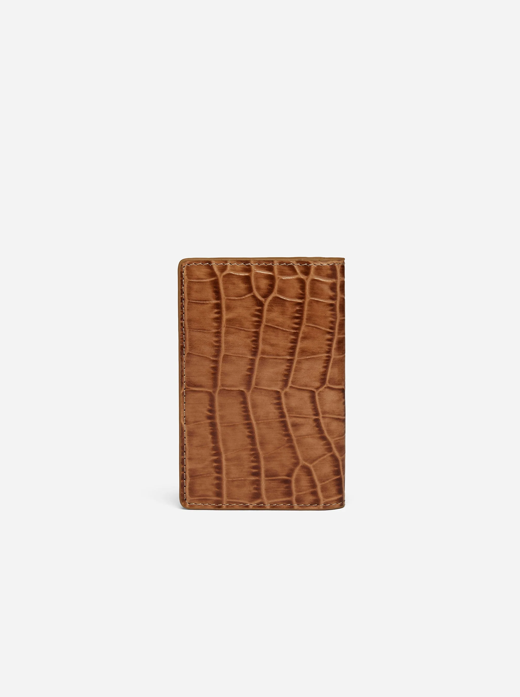 Manu Cardholder Mocha Croc - Image 2