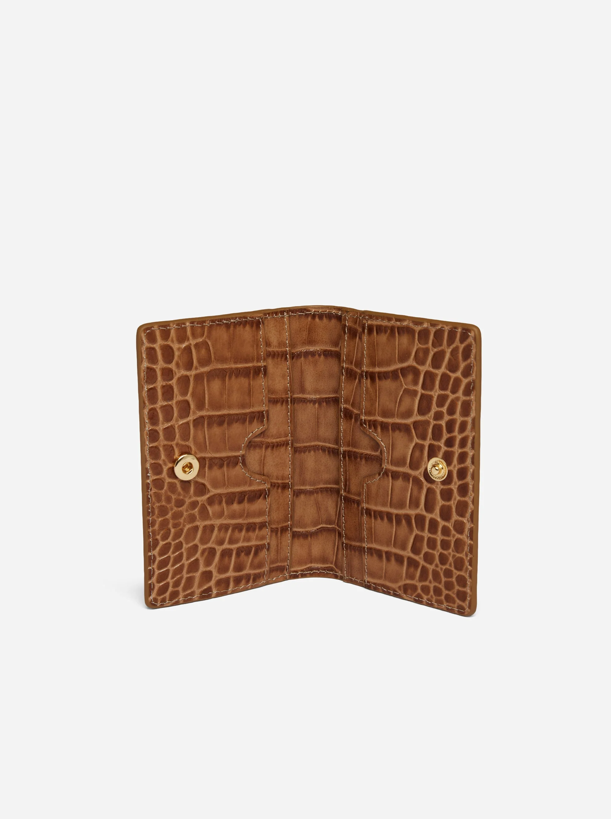 Manu Cardholder Mocha Croc - Image 4