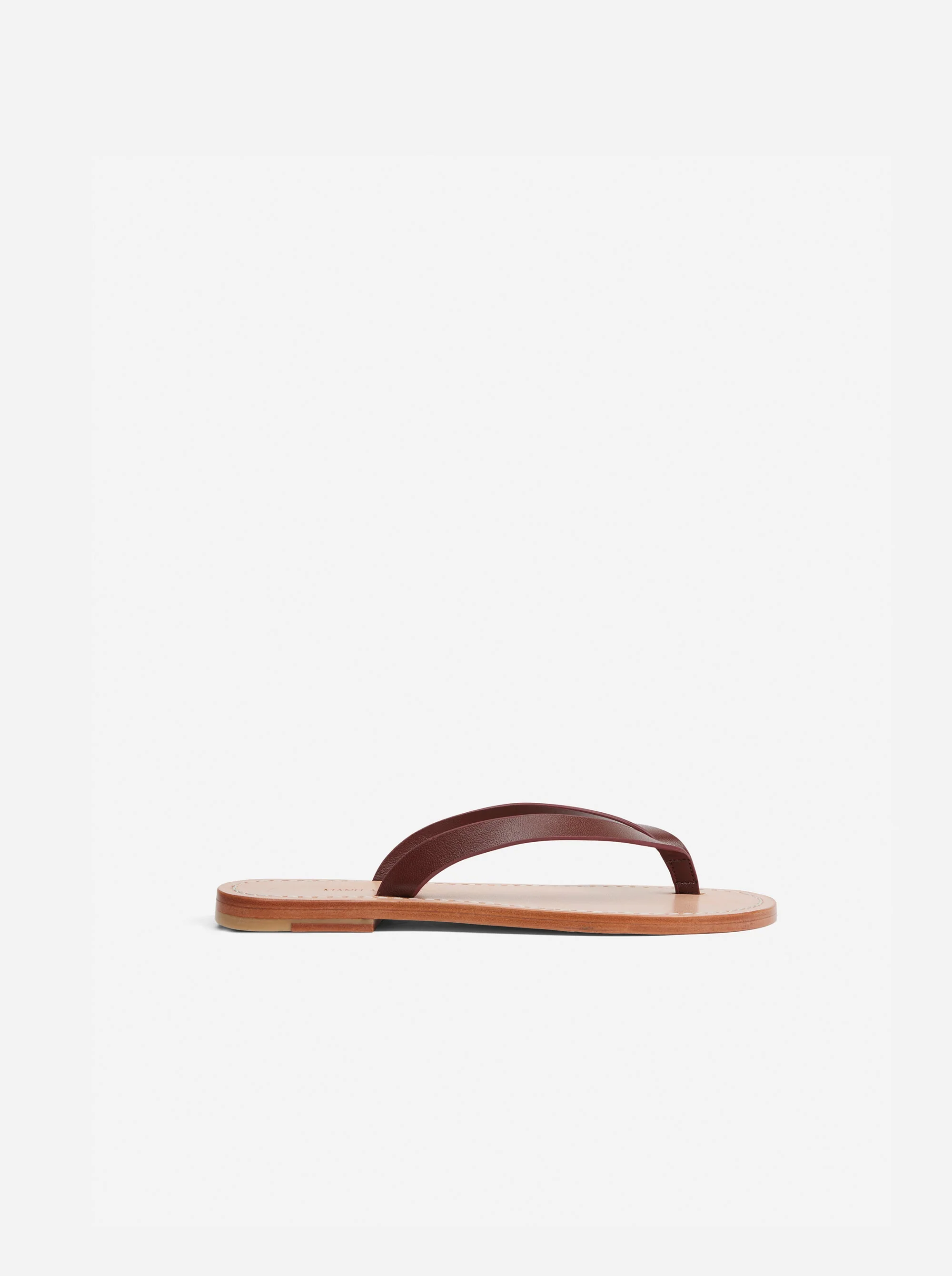 Manu Flip-Flops Reddish Brown Soft