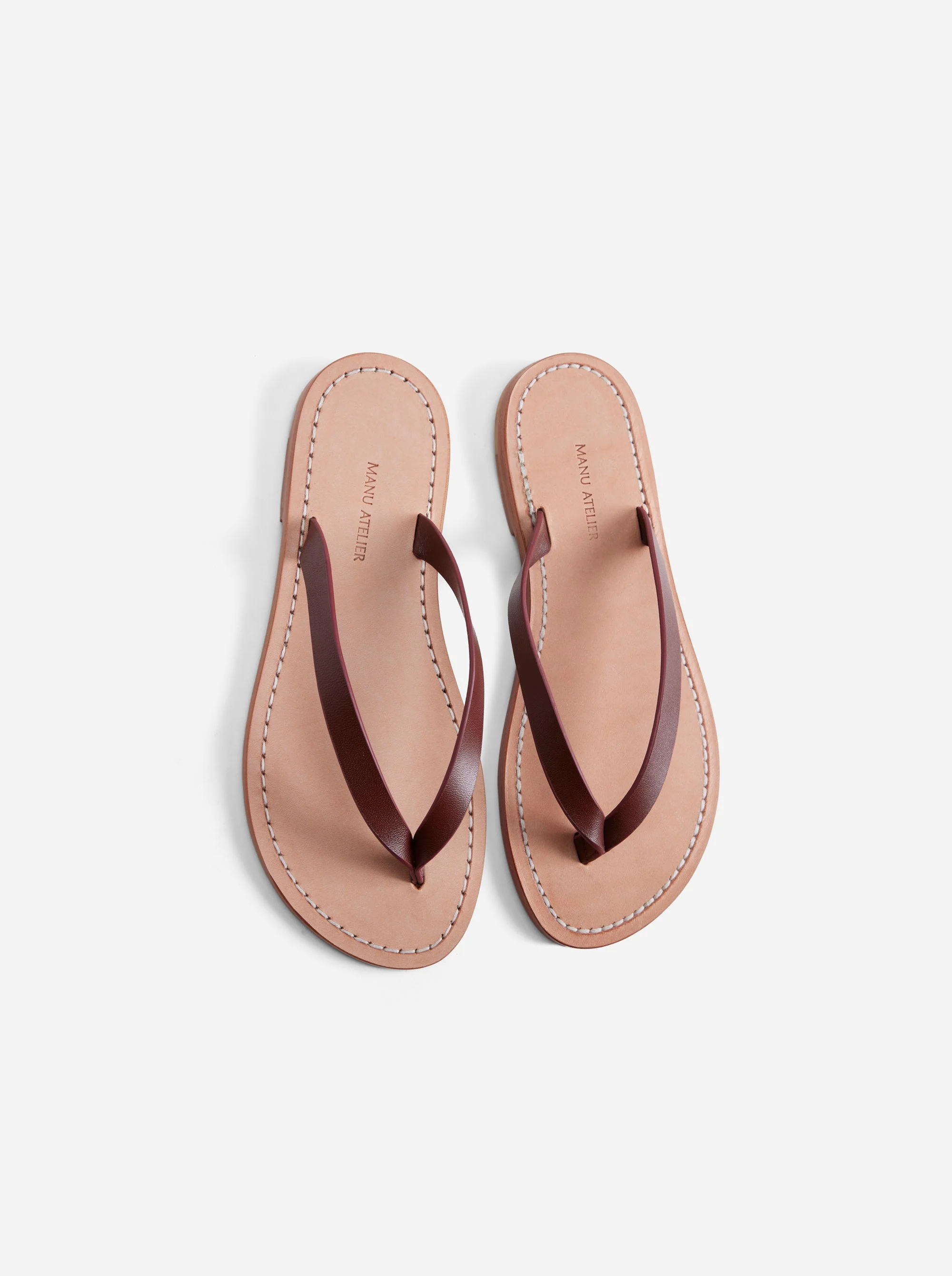 Manu Flip-Flops Reddish Brown Soft - Image 2