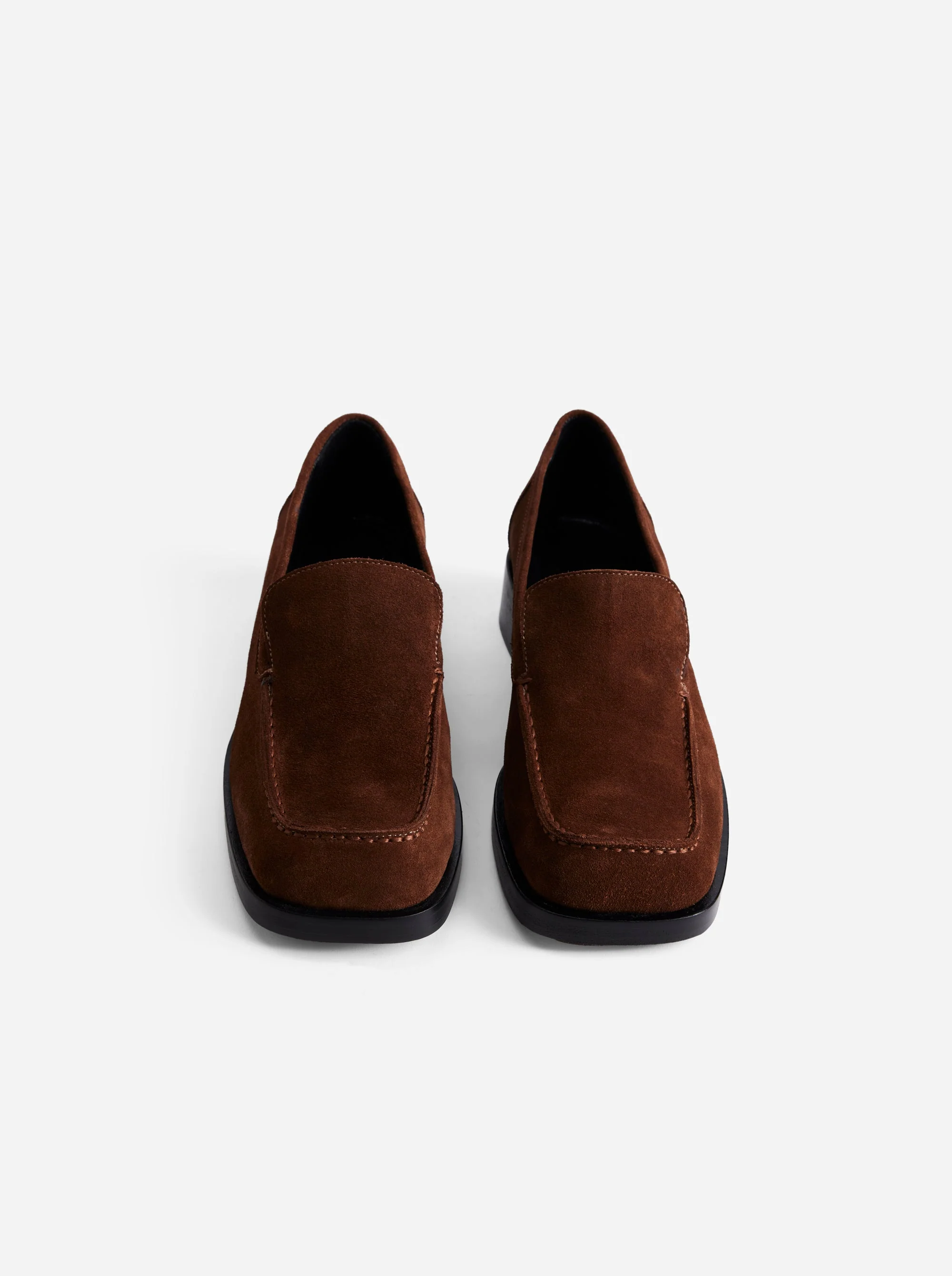Merve Loafers Chocolate Suede - Image 2