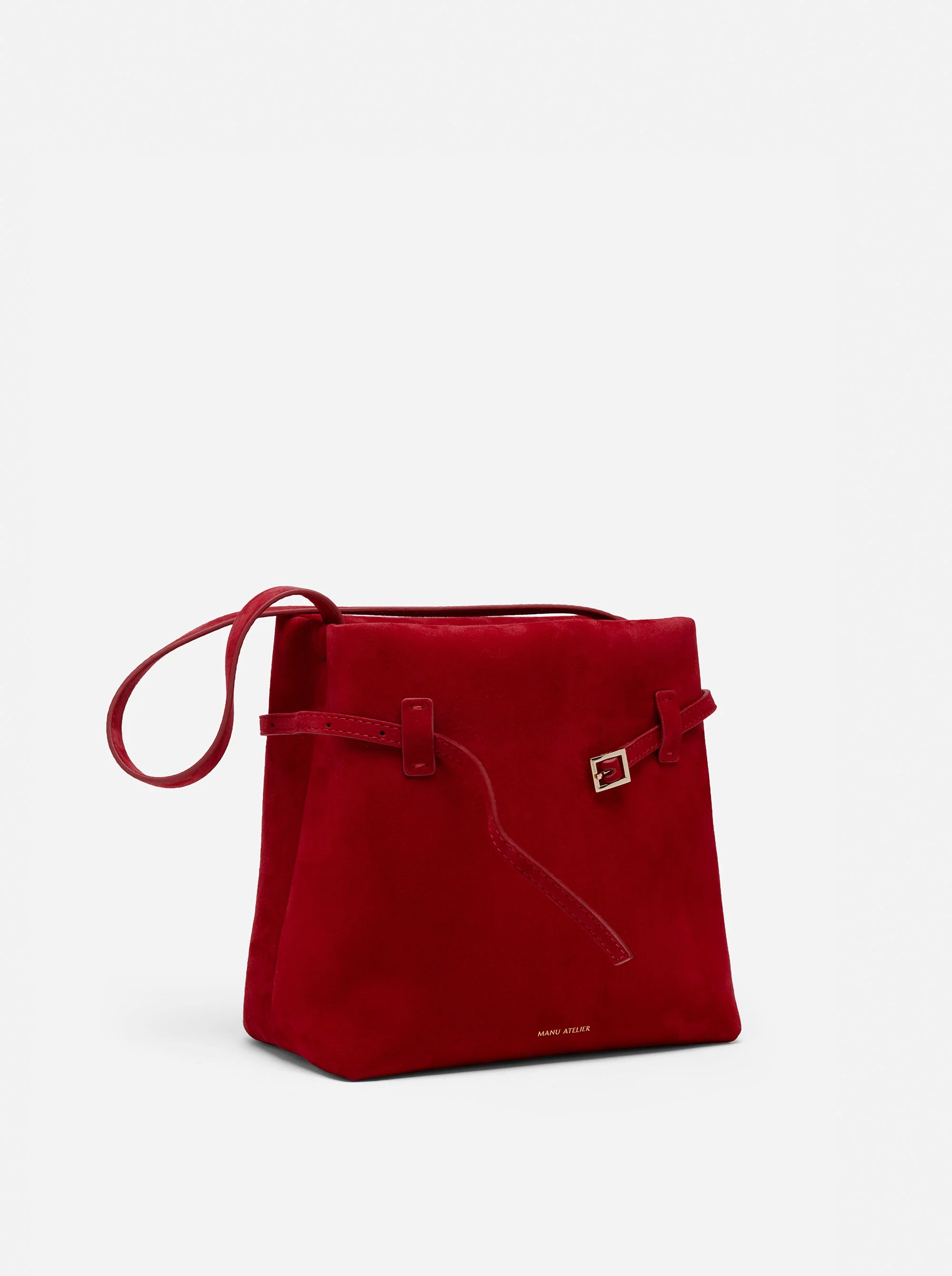 Mini Tote du Jour Red Suede - Image 2