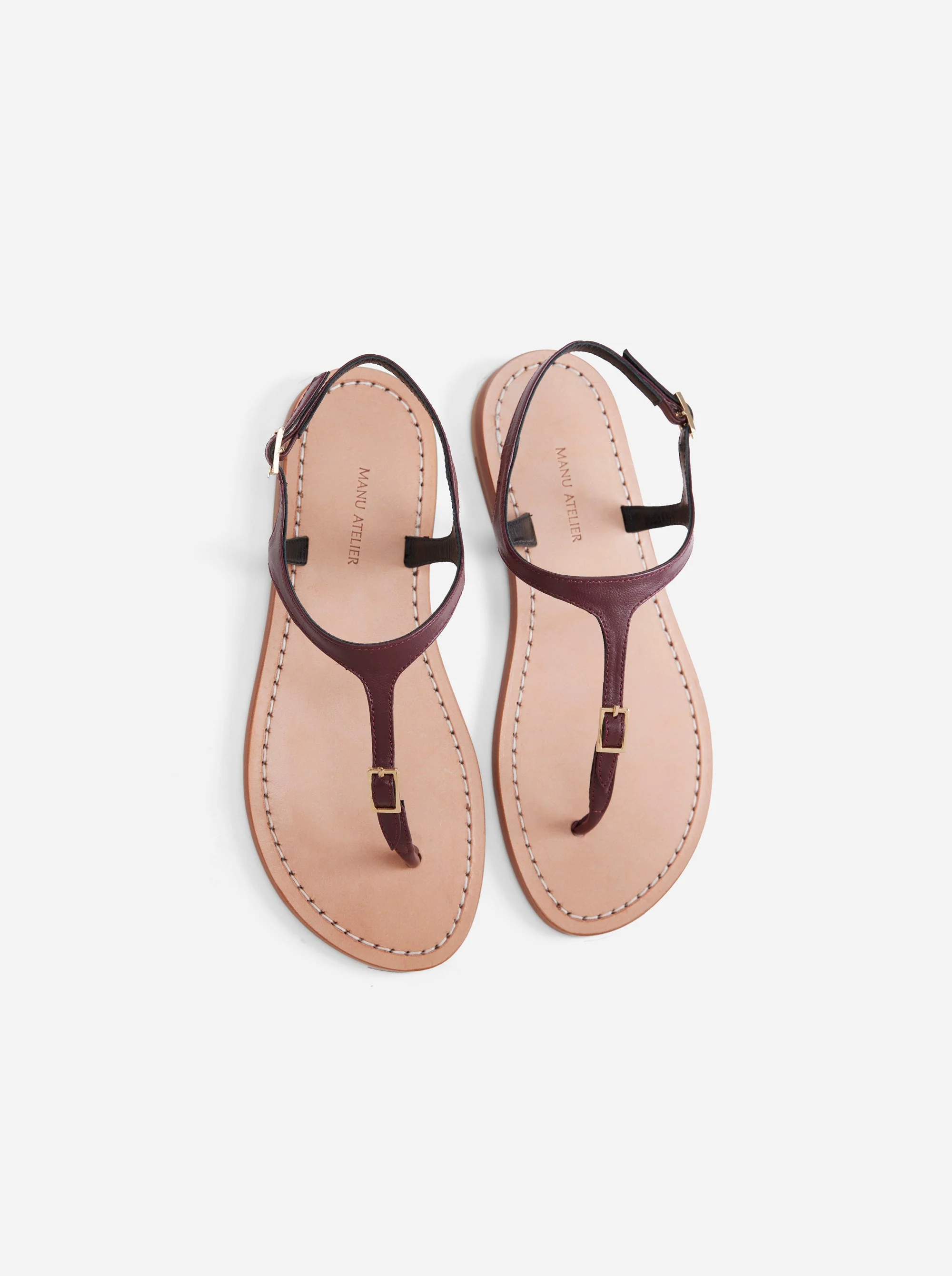 Sandals du Jour Reddish Brown Soft - Image 2